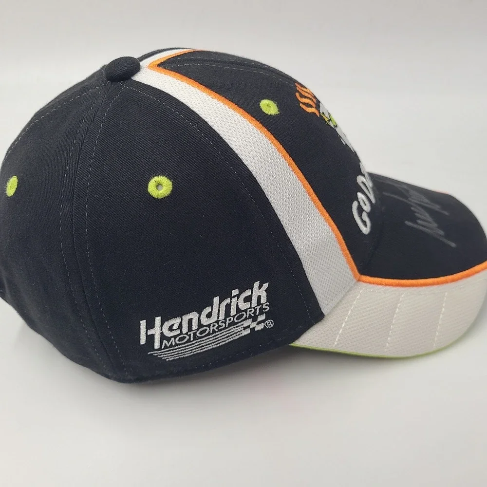 Mark Martin Hat Adjustable Chase Black NASCAR #5 Go Daddy Signed Autographed Men